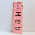 The "Reading Is Dreaming" Floral Bookmark
