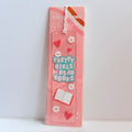 The Floral Initial Clear Tassel Bookmark
