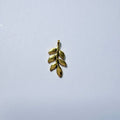 Dainty Olive Branch Leaf Charm