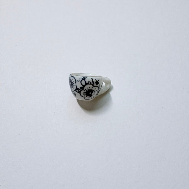 Vintage Floral Teacup Charm