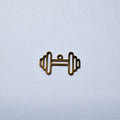 Minimalist Dumbbell Charm