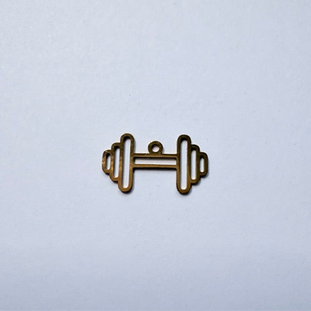 Minimalist Dumbbell Charm
