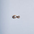 Dainty Faux Pearl Bezel Charm