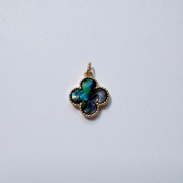 Mother of Pearl Clover Charm