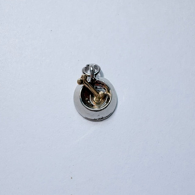 Puppy Bowl and Bone Charm