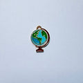 Spinning Desktop Globe Charm