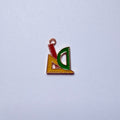 School Ruler and Compass Charm