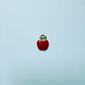 Glossy Red Apple Charm