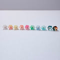 Translucent Glass Flower Charms