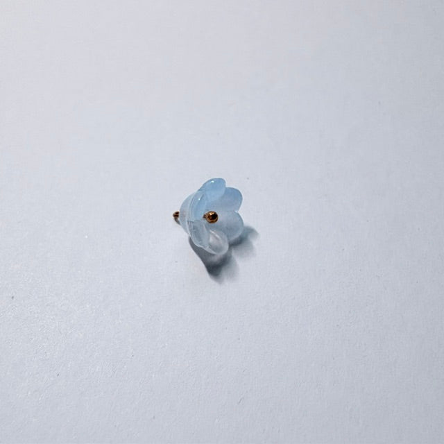 Translucent Glass Flower Charms