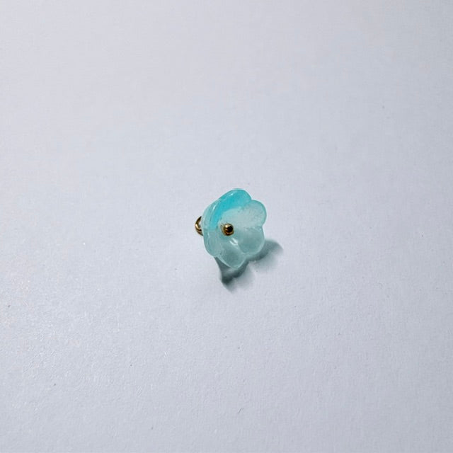 Translucent Glass Flower Charms