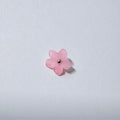 Dainty Frosted Pink Cherry Blossom Charm