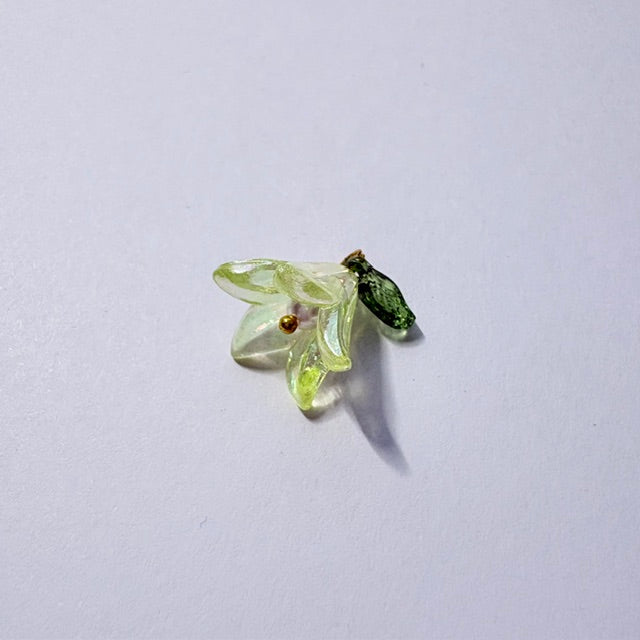 Translucent Trumpet Flower Charms