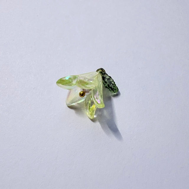 Translucent Trumpet Flower Charms