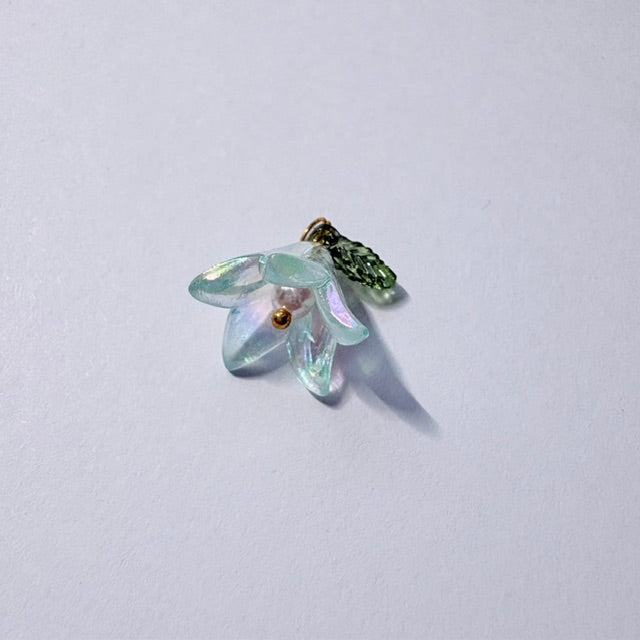 Translucent Trumpet Flower Charms