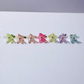 Translucent Trumpet Flower Charms