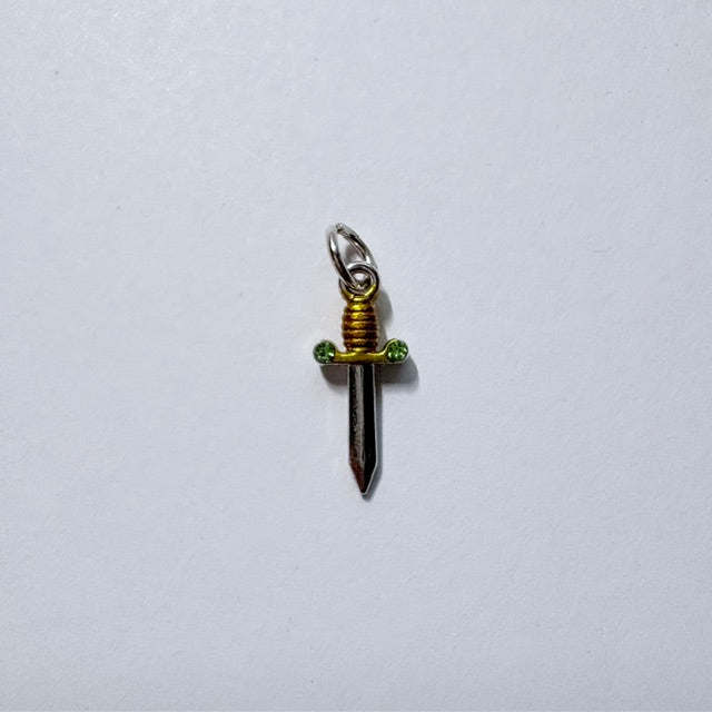 Royal Peridot Dagger Charm