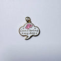 "Can I Bring My Dog?" Speech Bubble Charm