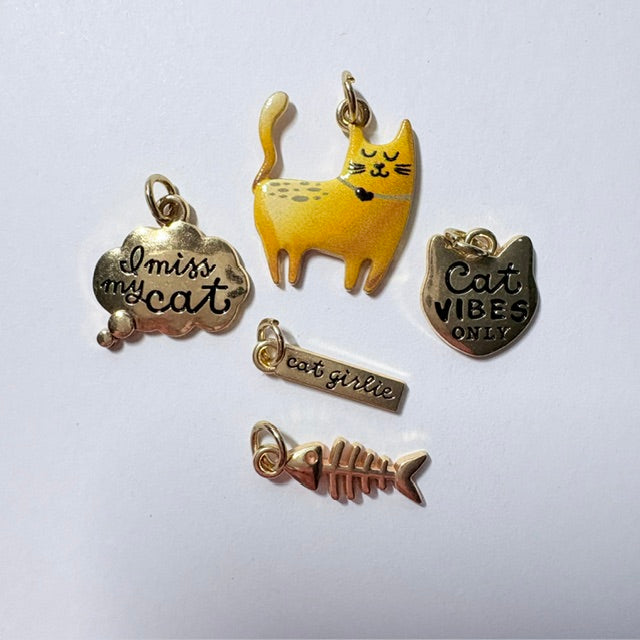 Cozy Cat Companion Charm Set