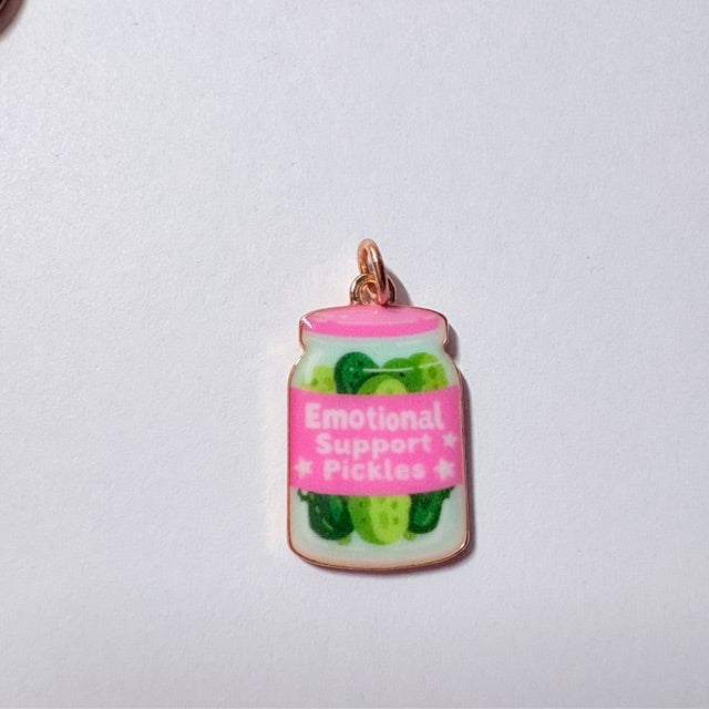 Cozy Pickle Fan Charm Set