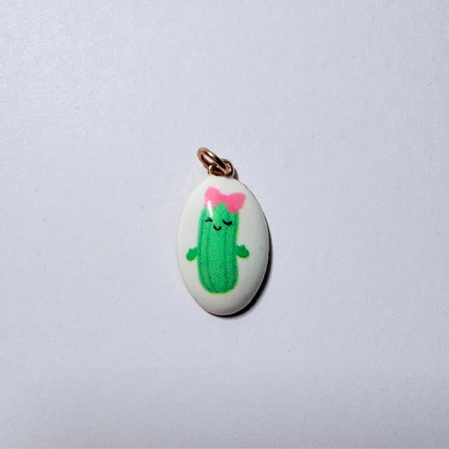 Cozy Pickle Fan Charm Set