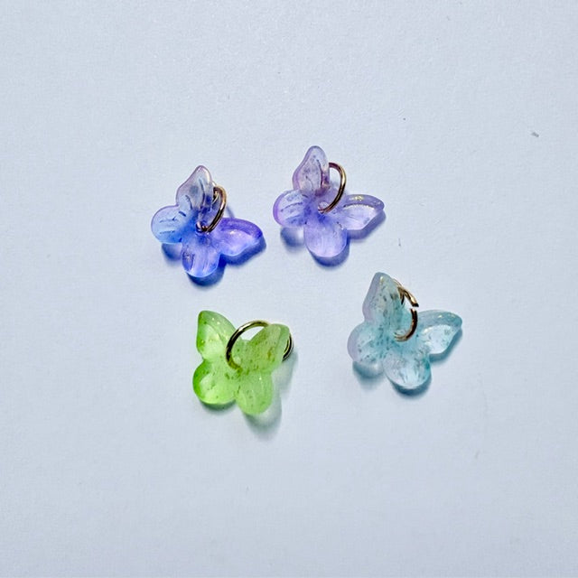 Pastel Butterfly Charm Set