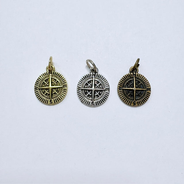 Vintage Compass Charm