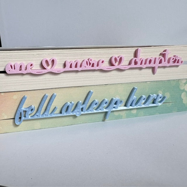 Fell Asleep Here Side Bookmark