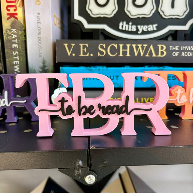 TBR Shelf Sign
