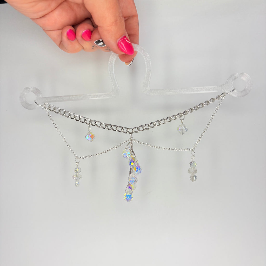 Aurora Crystal Cascade Car Charm