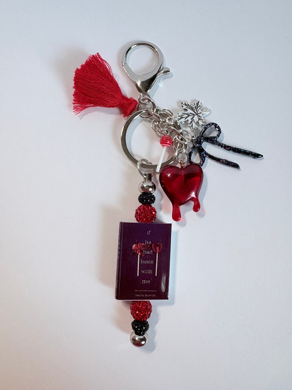 Custom Mini Book Keychain