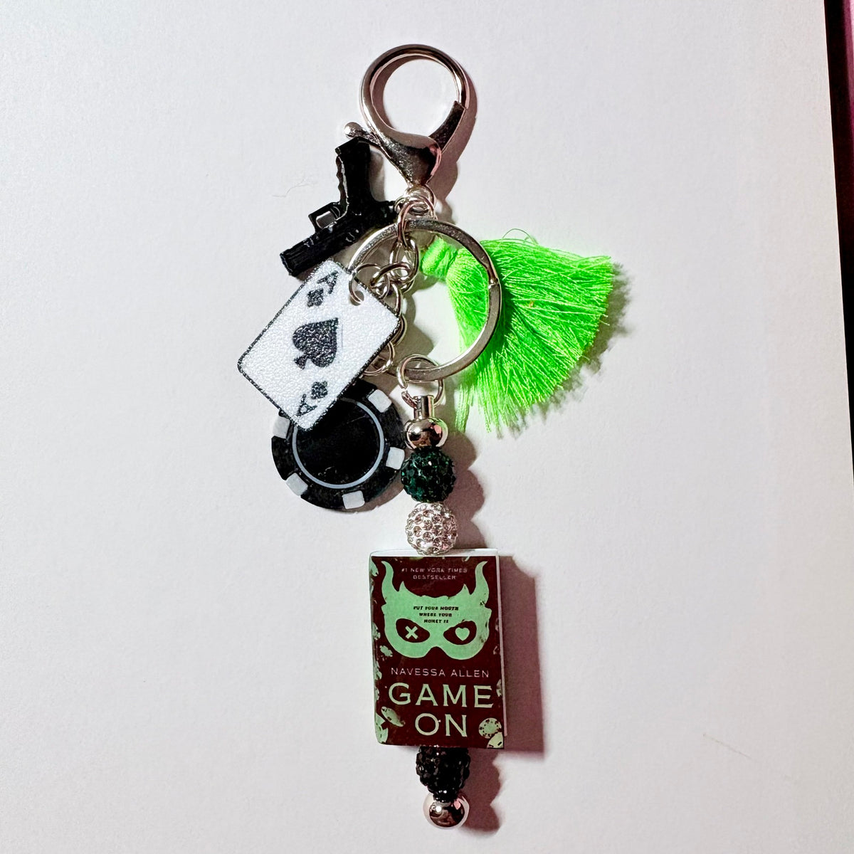 Custom Mini Book Keychain