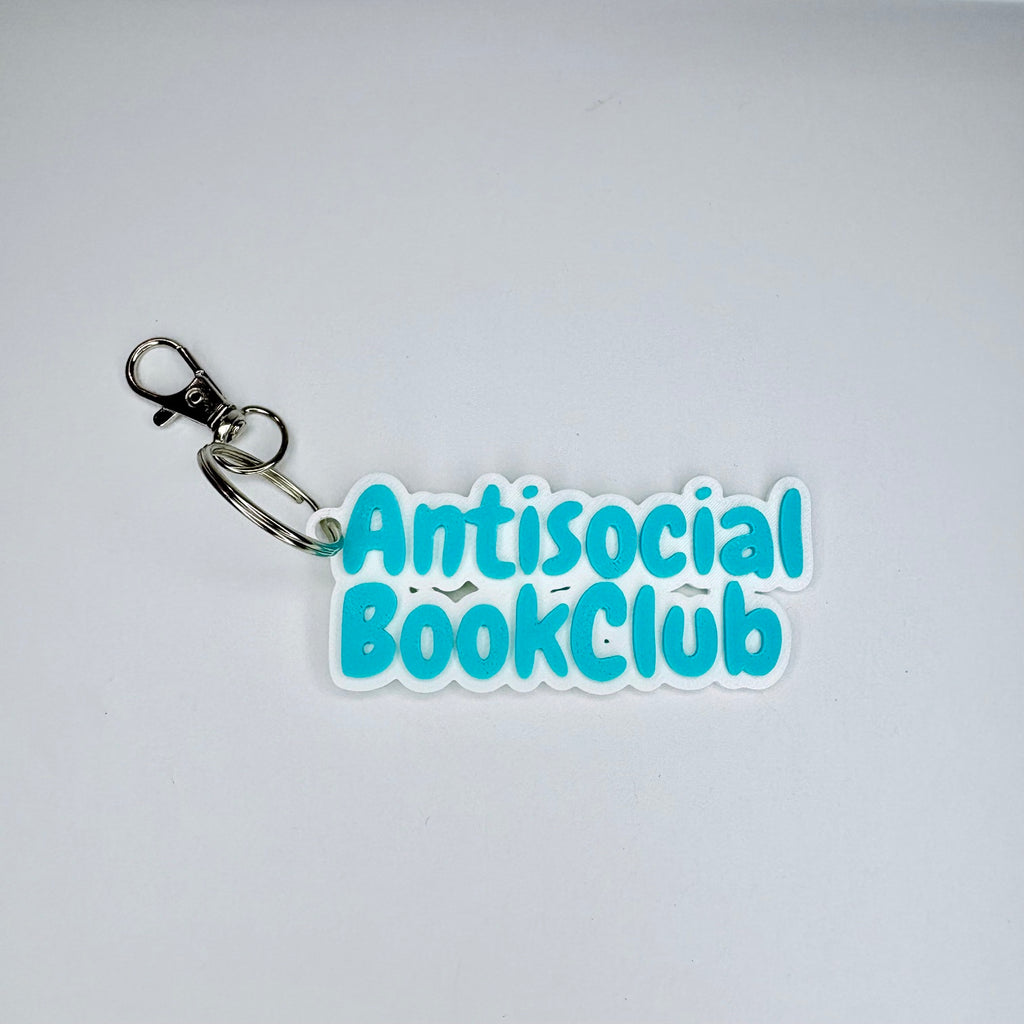 Antisocial Bookclub Keychain