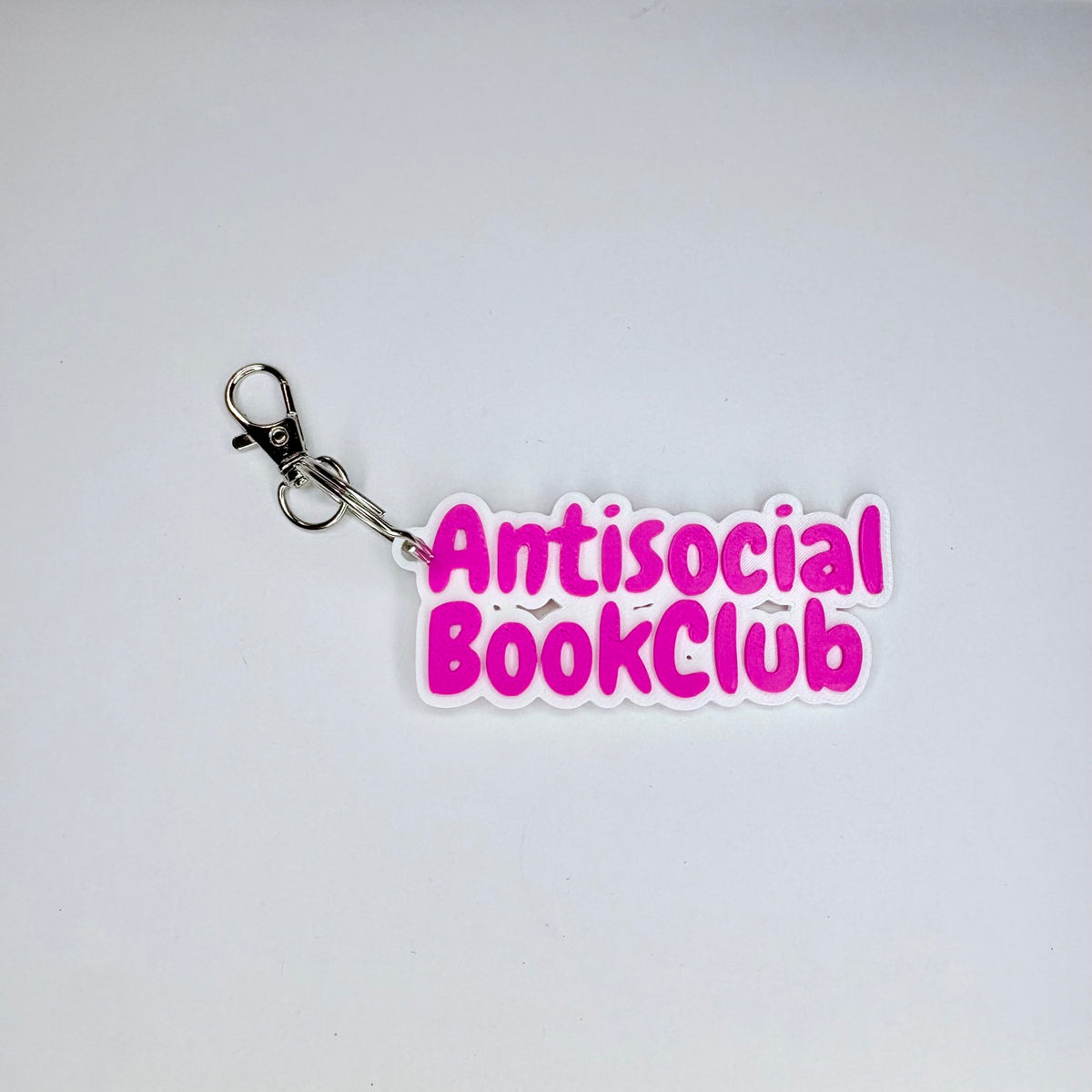 Antisocial Bookclub Keychain