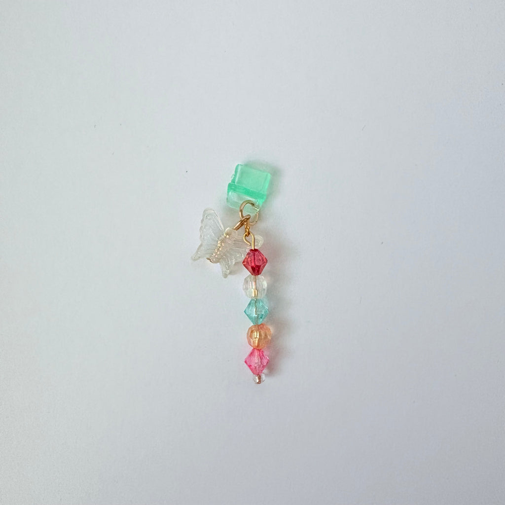 Pastel Butterfly Cascade Charger Charm