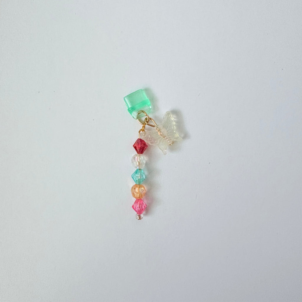 Pastel Butterfly Cascade Charger Charm