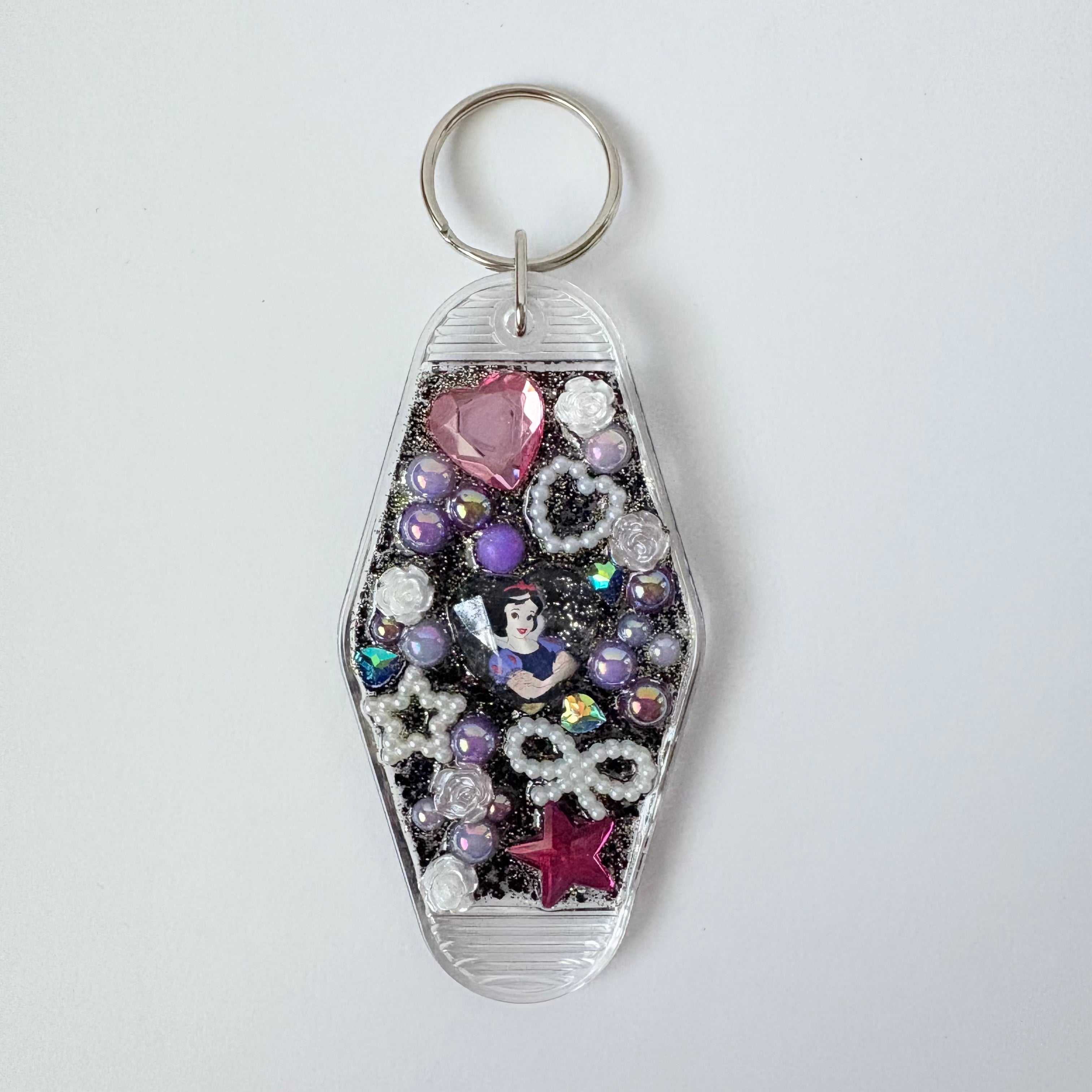 Fairytale Princess Retro Bling Keychain