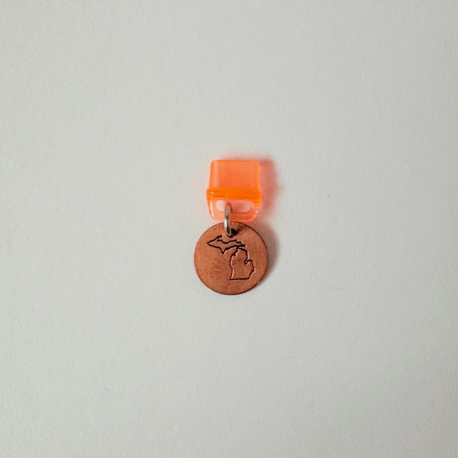 Copper Michigan Charger Charm