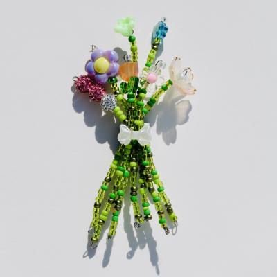 Beaded Flower Bouquet Magnet