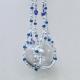 A unique blue and white plant accessory, perfect as a gift for lovers of coastal or classic home decor.