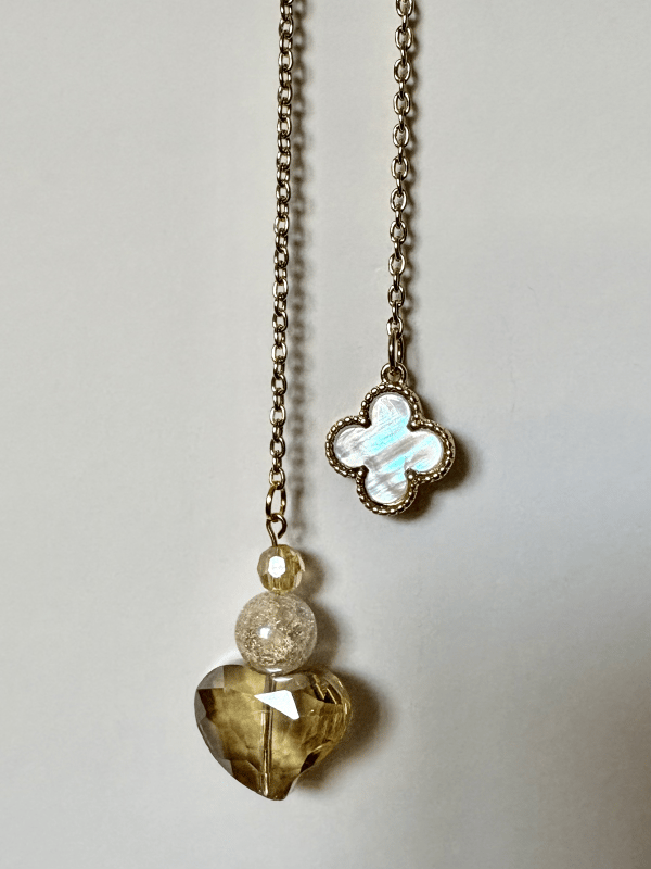 Close-up detail shot of the Golden Heart Glow.